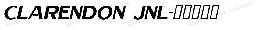 clarendon jnl字体转换